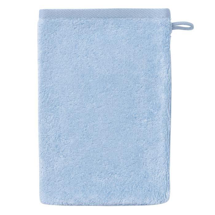 SANTENS Gant de Toilette  BAMBOO Ice Bleu 16 x 22 cm