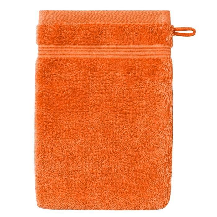 SANTENS Gant de Toilette  GRACE Orange 16 x 22 cm