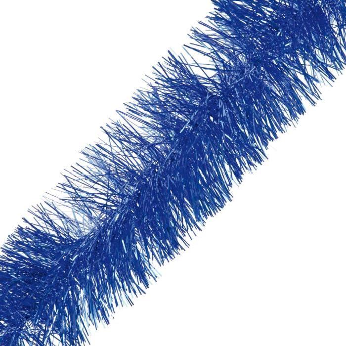 Guirlande de Noël intérieure 6 plis Bleu roi 2 m