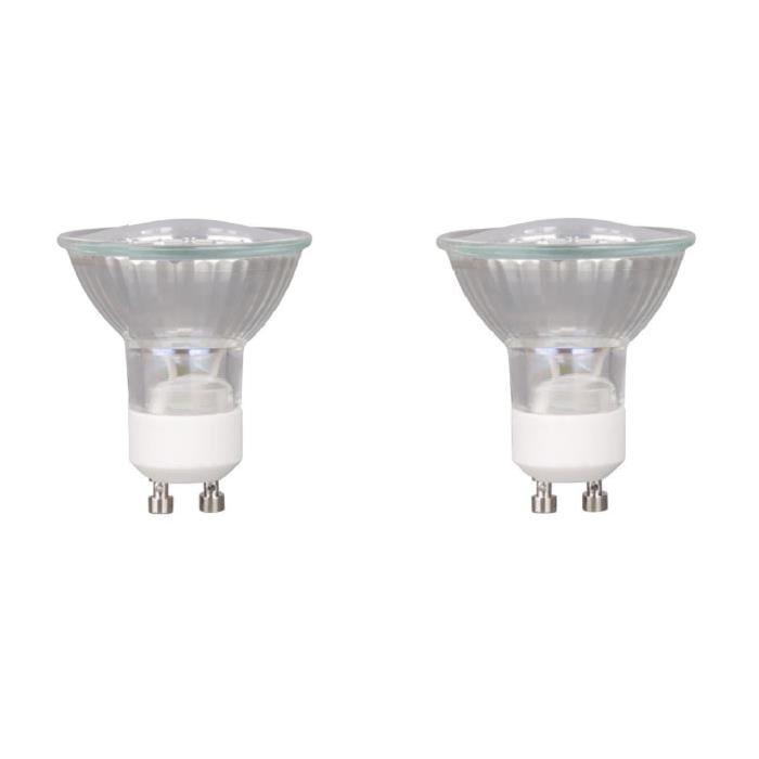 XQ-LITE Lot de 2 ampoules LED Par16 GU10 3 W équivalent a 40 W