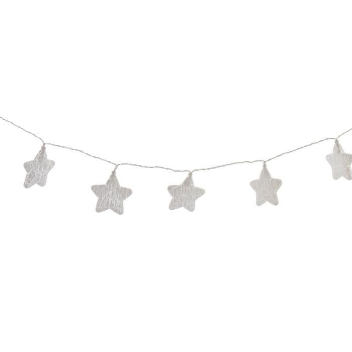 Guirlande de Noël lumineuse intérieure Étoile de Noël en PVC 15x175 cm