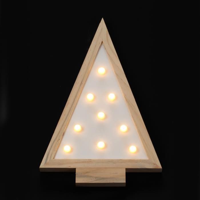 Sapin lumineux a poser 33 cm Blanc