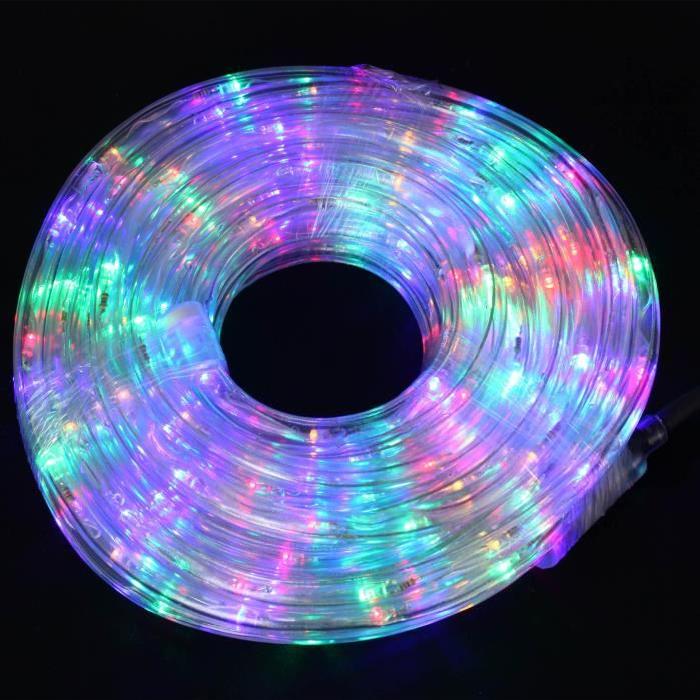 Guirlande de Noël lumineuse intérieure en PVC 6 m Multicolore