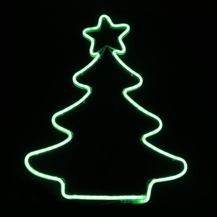 Sapin de Noël artificiel lumineux Néon 240LED vert