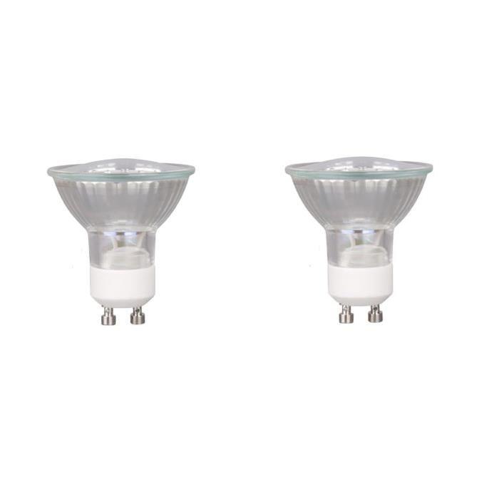 XQ-LITE Lot de 2 ampoules LED Par16 GU10 3 W équivalent a 40 W