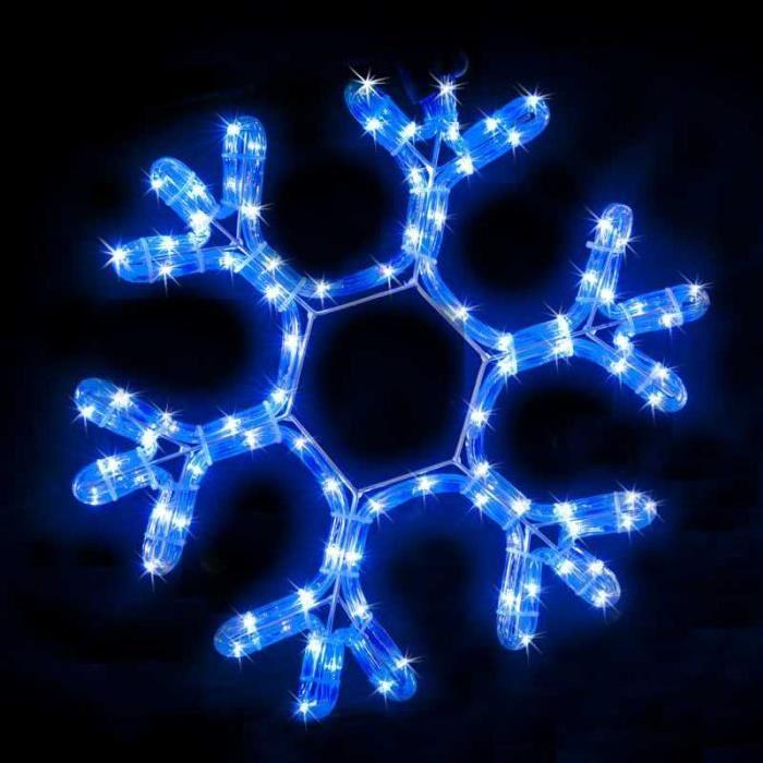 Flocon de neige lumineux Bleu 40 cm