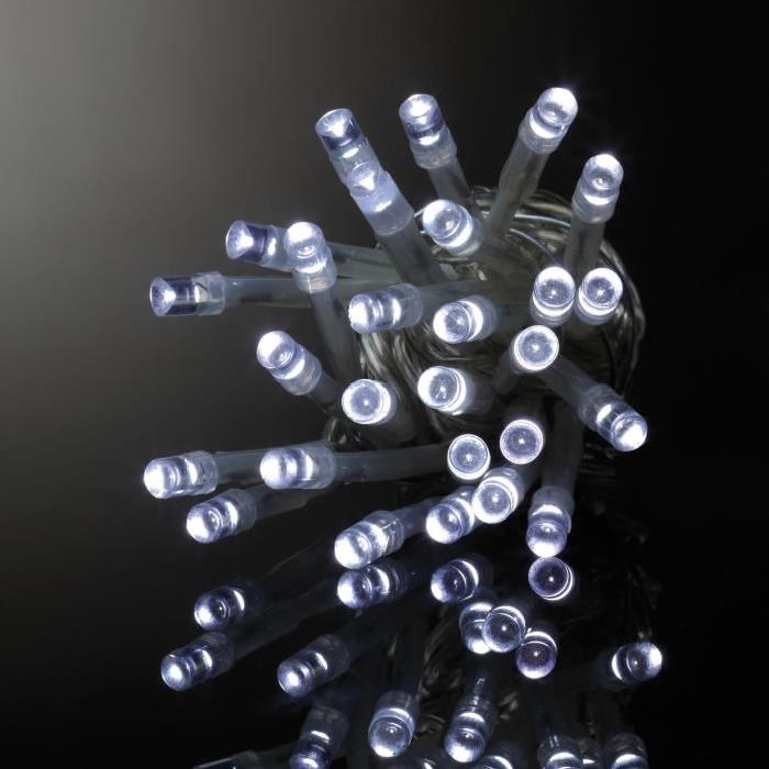 Guirlande de Noël lumineuse intérieure Transparent en PVC L 3 m
