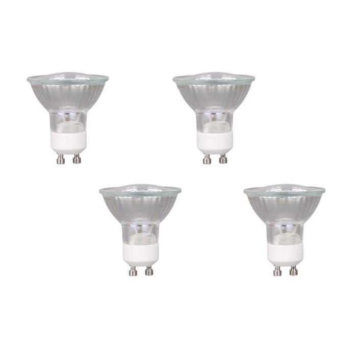 XQ-LITE Lot de 4 ampoules LED Par16 GU10 3 W équivalent a 40 W