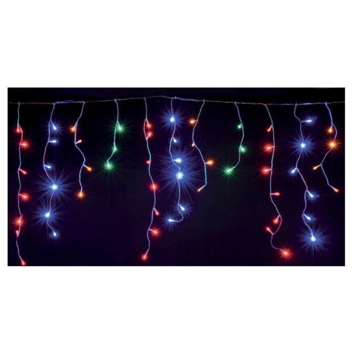 Guirlande de Noël Stalactite intérieure 180 LED multicolore 3,5 x 0,56 m