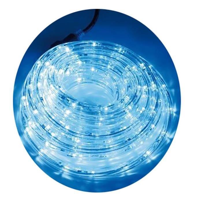 Guirlande de Noël lumineuse intérieure Cordon bleu en PVC Ř 12 mm