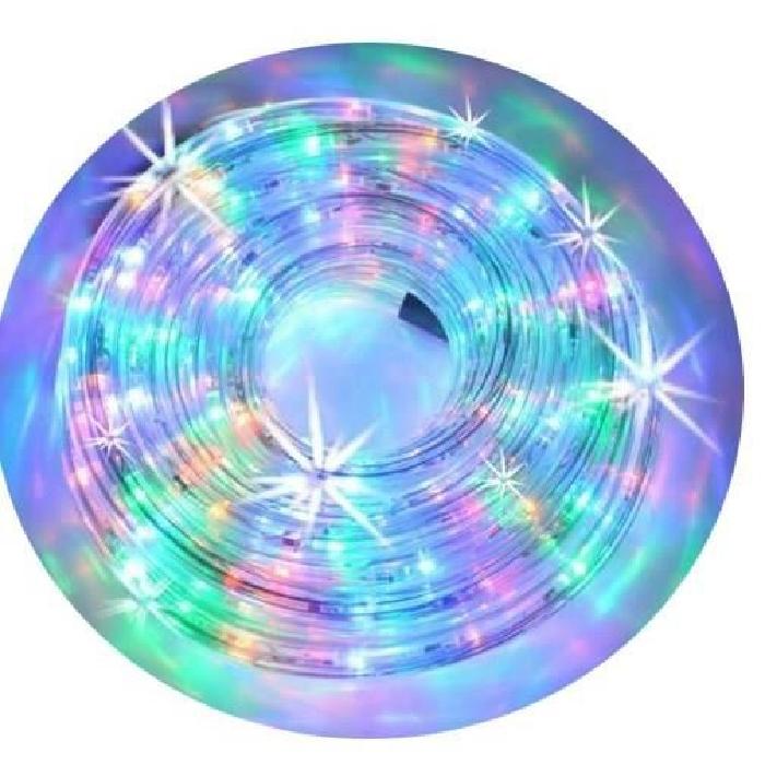 Guirlande de Noël lumineuse intérieure Cordon multicolore en PVC L 8 m