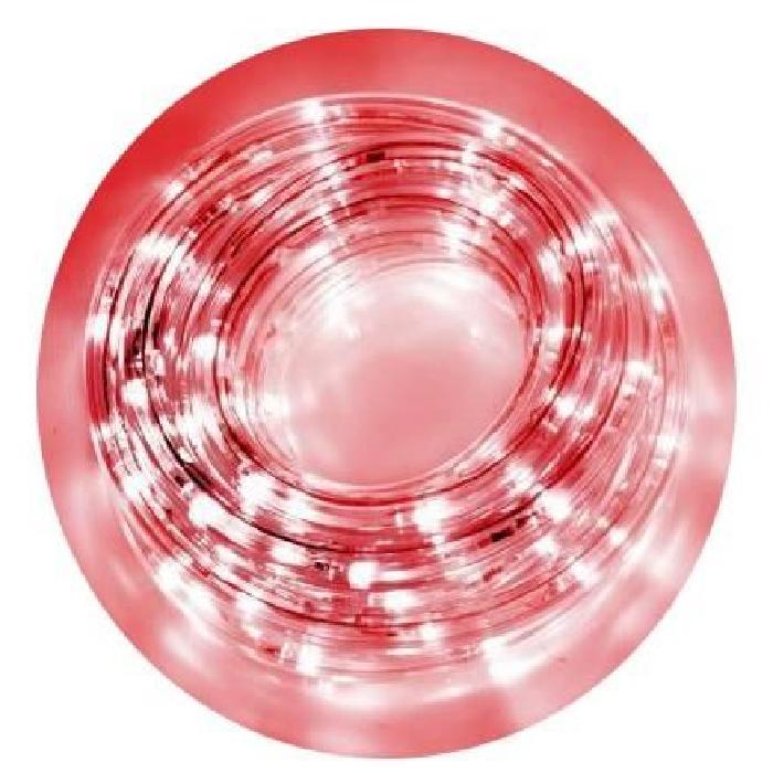 Guirlande de Noël lumineuse intérieure Cordon Rouge en PVC L 4 m