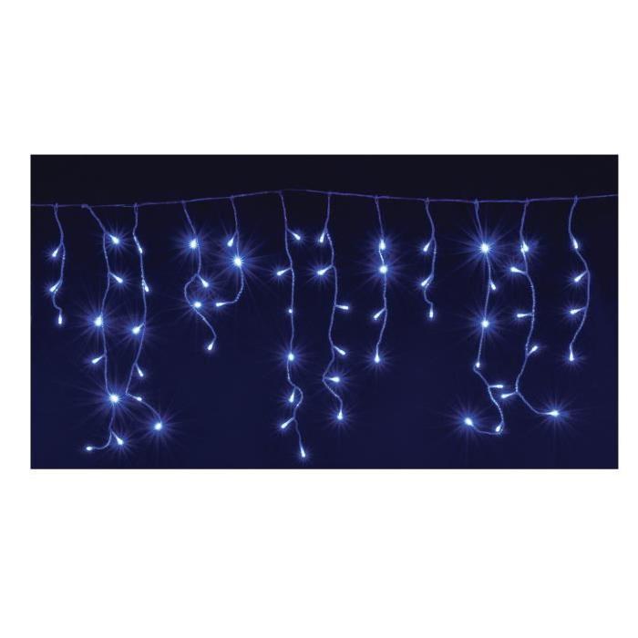 Guirlande de Noël Stalactite intérieure 240 LED bleu 7,2 x 0,56 m