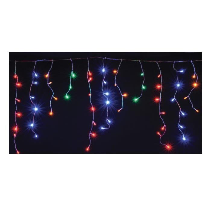 Guirlande de Noël Stalactite intérieure 300 LED multicolore 9 x 0,56 m