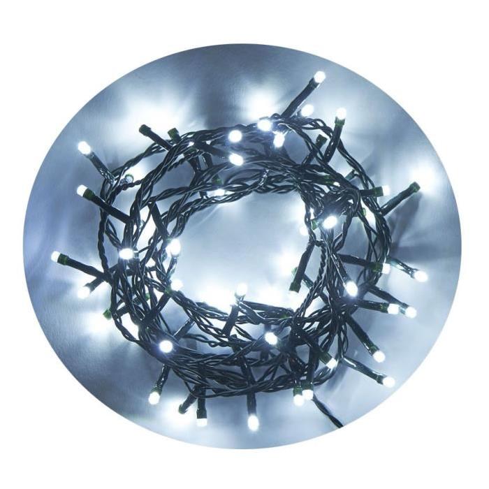 Guirlande de Noël solaire intérieure 200 LED 20m