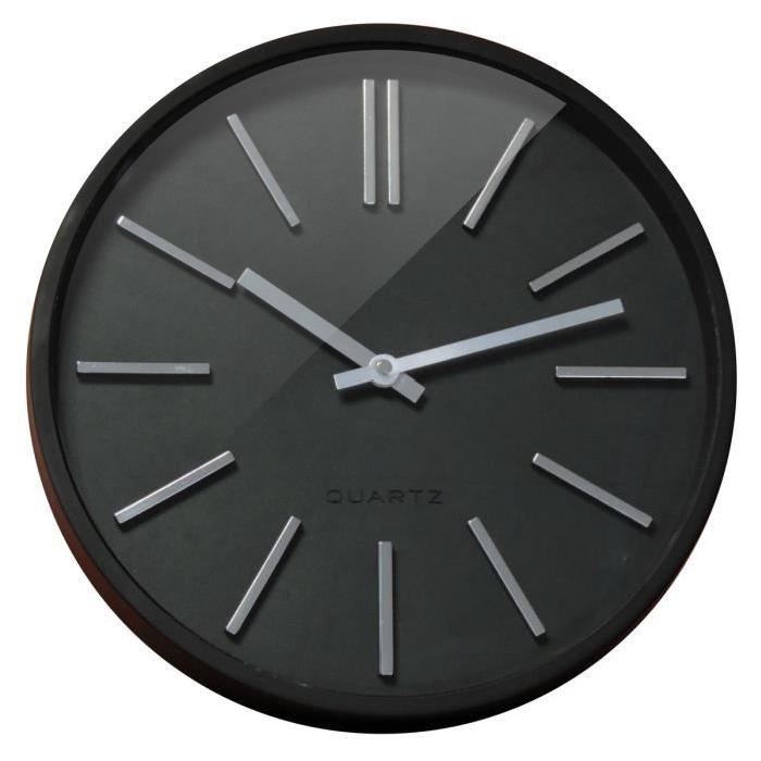 GOMA Horloge silencieuse Ř35 cm noir
