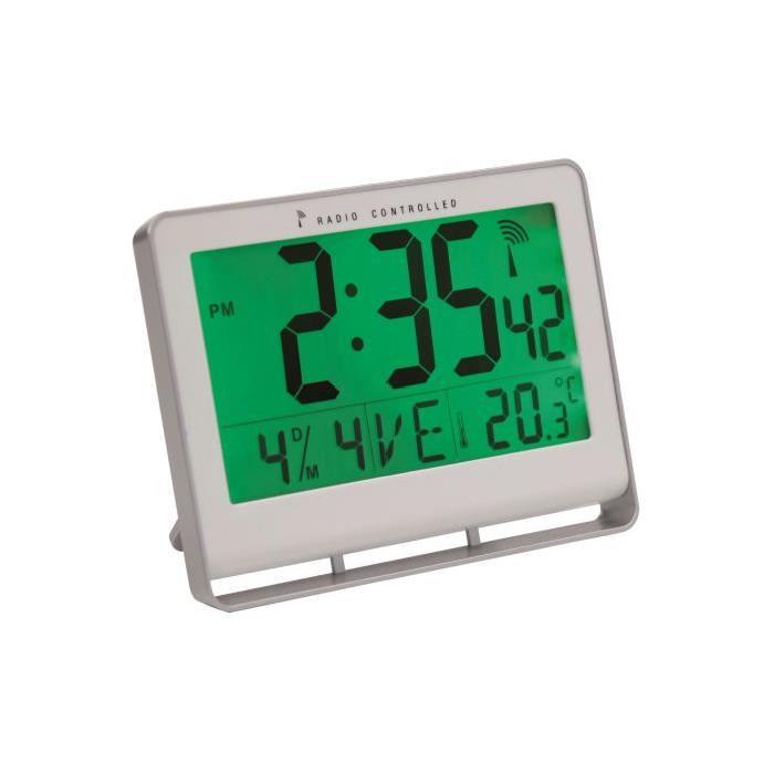 ALBA Horloge digitale LCD murale ou a poser 23,8x5,4x18,5cm