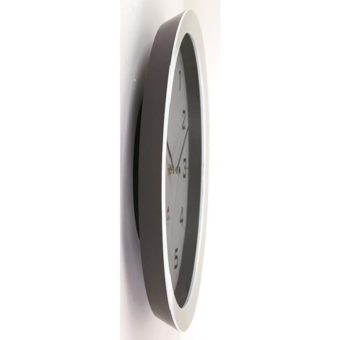 ALBA Horloge silencieuse 38cm quartz - Blanc - 38,5x38,5x5,5cm