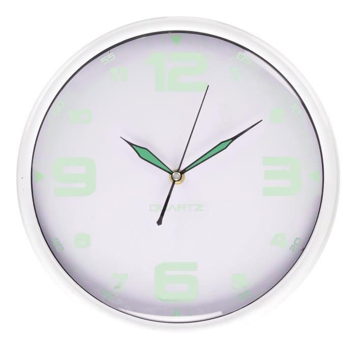 Horloge Glow - 30 cm - Blanc