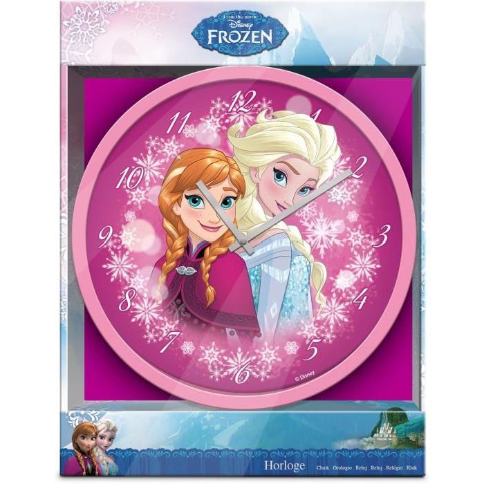 LA REINE DES NEIGES Horloge Ř 25 cm