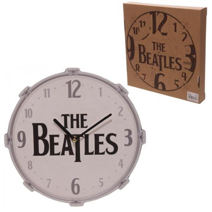 Horloge murale tambour The Beatles - 30 cm