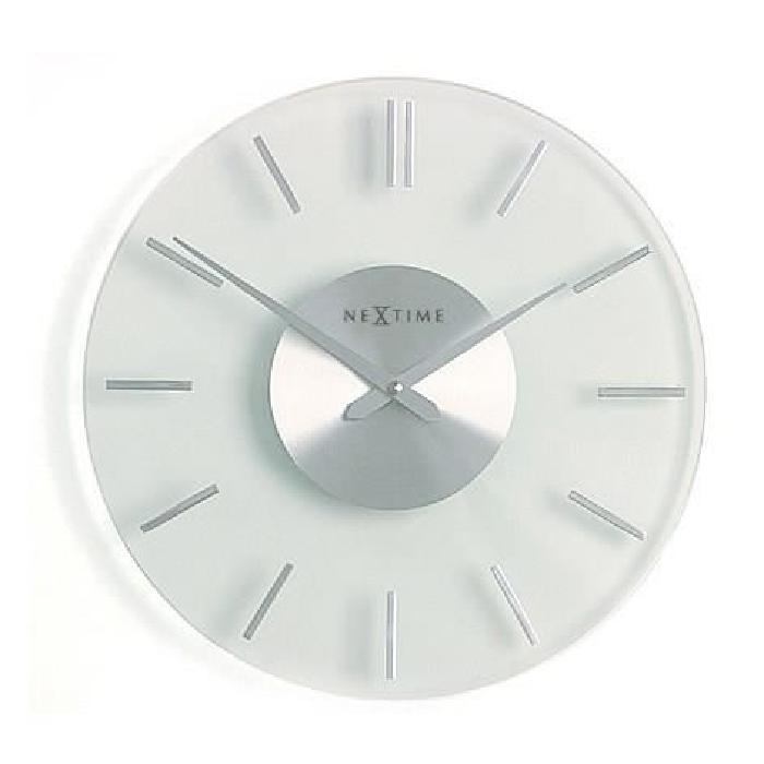 NEXTIME Horloge murale - Stripe - Aluminium - Ř 26cm