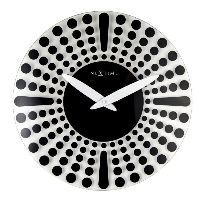 NEXTIME Horloge murale - Dreamtime - Veere - Noir  Ř 43 cm