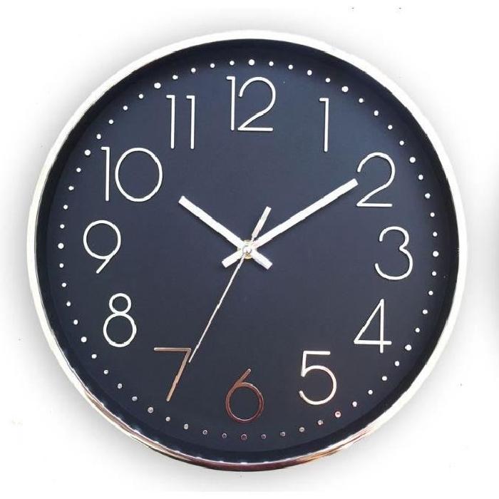 XCLOCK Horloge silencieuse Quartz - 30 x 30 x 4,2 cm
