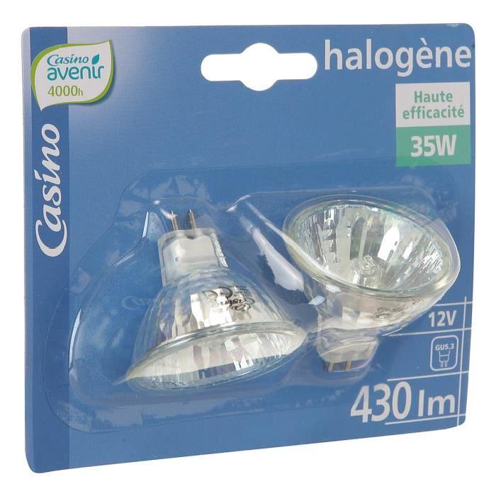 2 ampoules Halogene 25W Gu5,3 Co