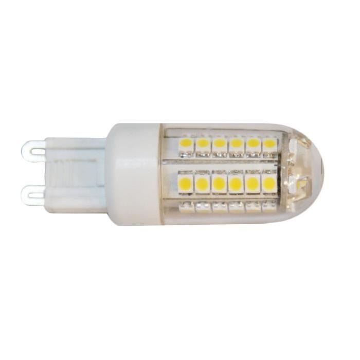 Lot de 2 ampoules LED G9 3 W équivalent a 28 W blanc neutre