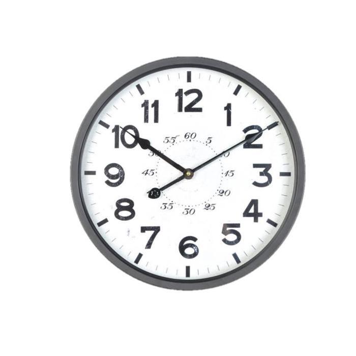 XCLOCK Horloge métal Army - 35,5 x 4 x 35,5 cm