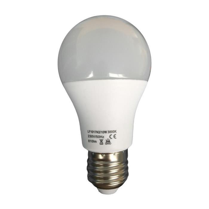 Ampoule LED E27 10 W équivalent a 100 W blanc neutre