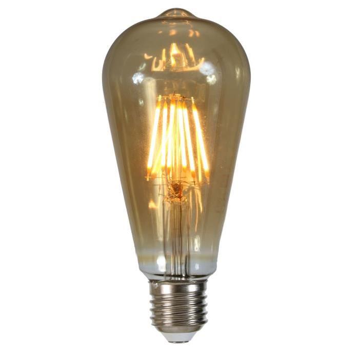 Ampoule LED filament Edison E27 6 W équivalent a 60 W blanc chaud