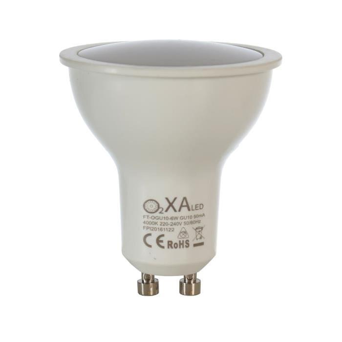 Ampoule LED GU10 6 W équivalent a 40 W blanc neutre