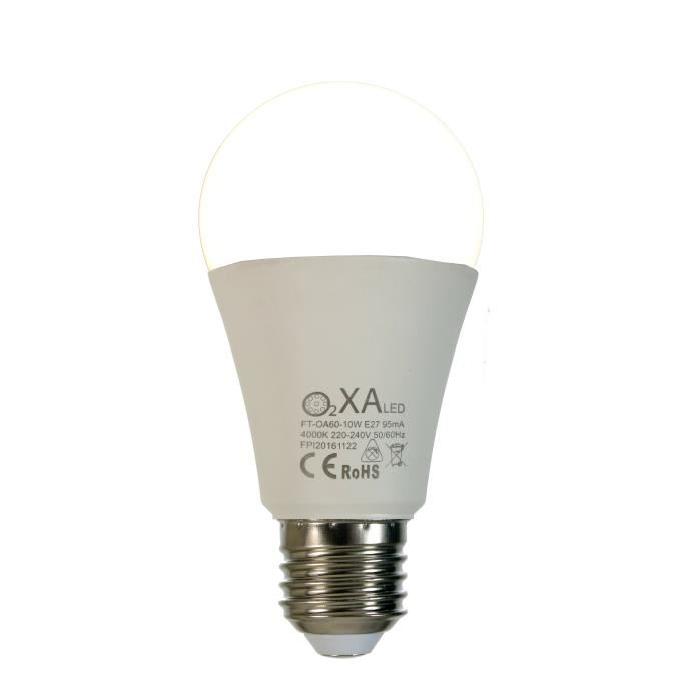 Ampoule LED E27 10 W équivalent a 100 W blanc neutre