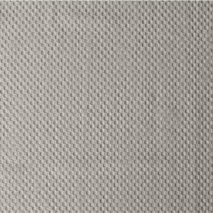 VENT DU SUD Couvre-lit LANGON 100% piqué de coton - 180x250 cm - Taupe