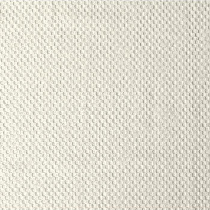 VENT DU SUD Couvre-lit LANGON 100% piqué de coton - 230 x 250 cm - Ivoire