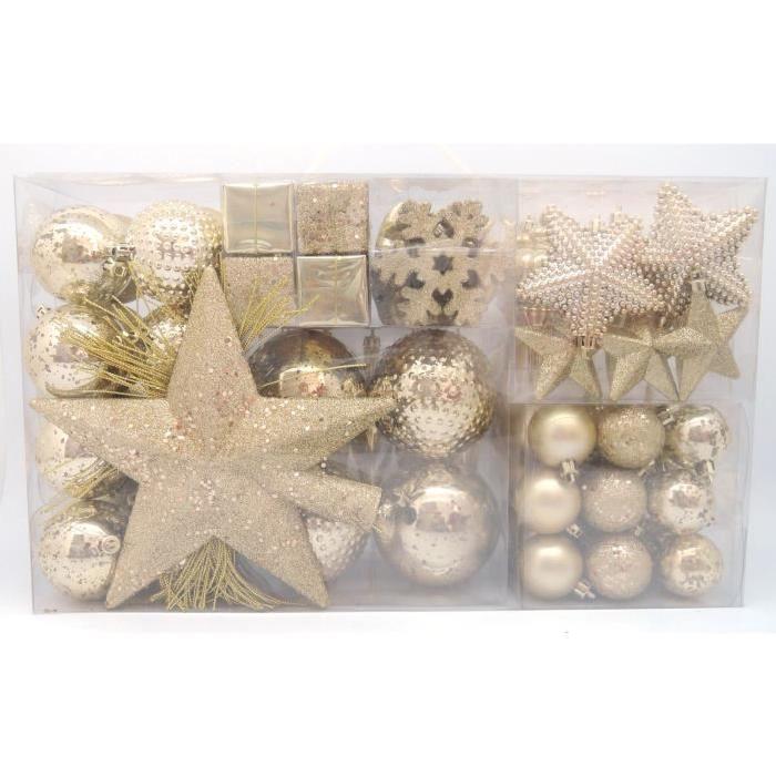 Coffret décoration 110 pieces - Or