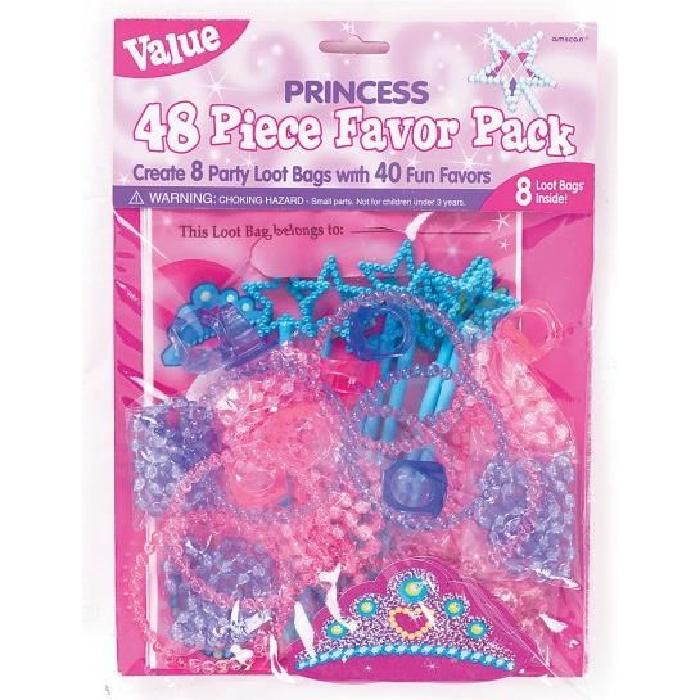 AMSCAN Pack Princesse - 48 Pieces