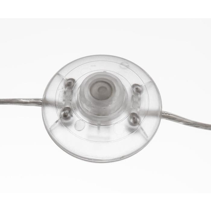 Lampadaire droit en métal chromé avec boules en verre fumé, ambre et transparent - Interrupteur pied - H 155cm
