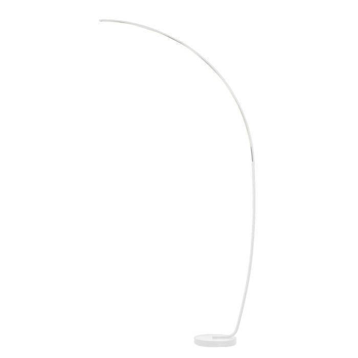 Lampadaire arc en métal 95x35x170 cm LED 15 W blanc