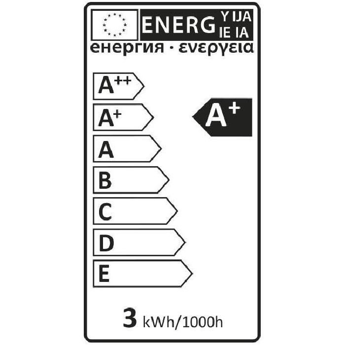 EXPERTLINE Lot de 2 Ampoules LED E14 flamme 3 W équivalent a 25 W blanc chaud