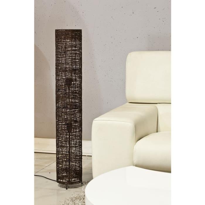 BAYA lampadaire rotin, diametre 18cm x Hauteur 110 cm