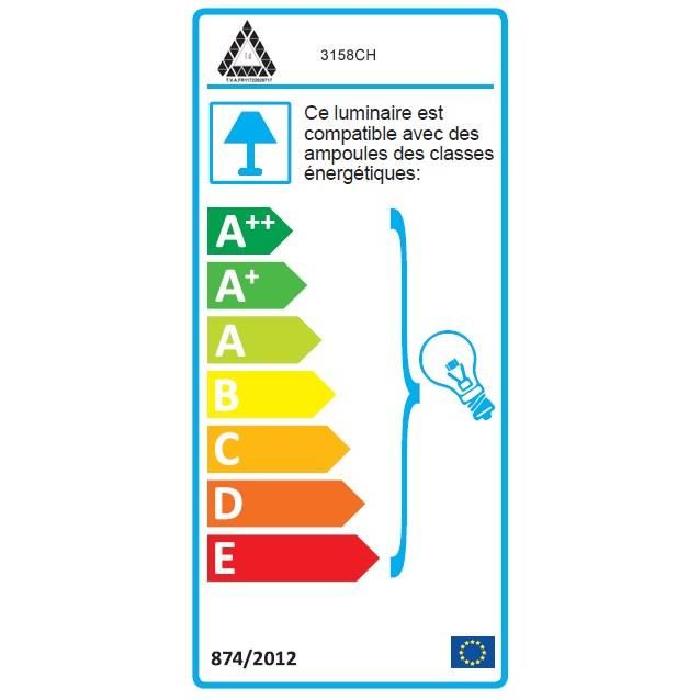 BAYA lampadaire rotin, diametre 18cm x Hauteur 110 cm