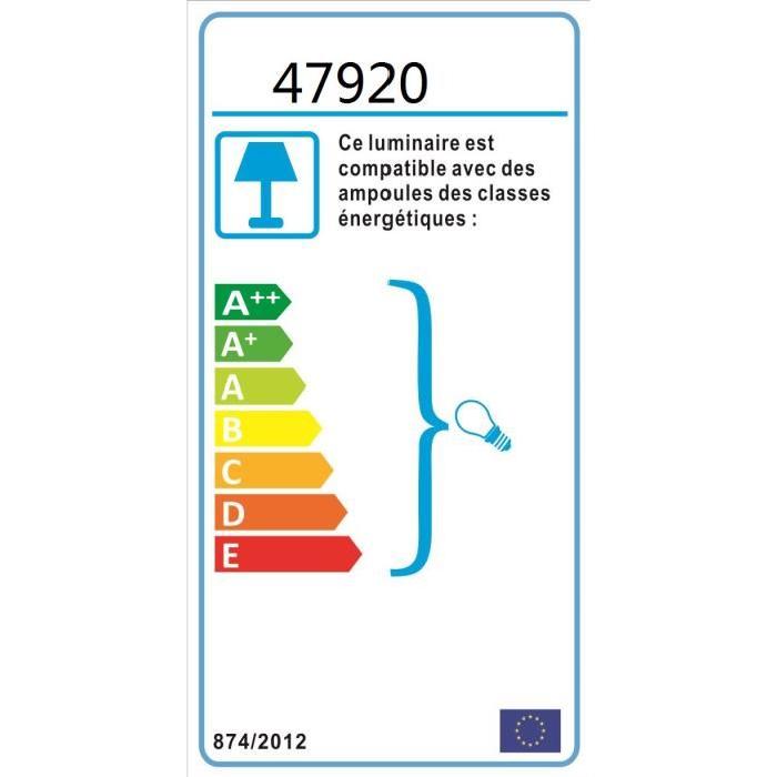 Lampadaire Arc Blanc Hauteur : 153 cm