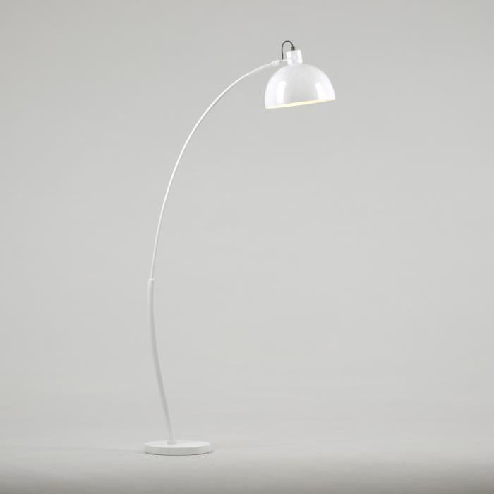 Lampadaire Arc Blanc Hauteur : 153 cm