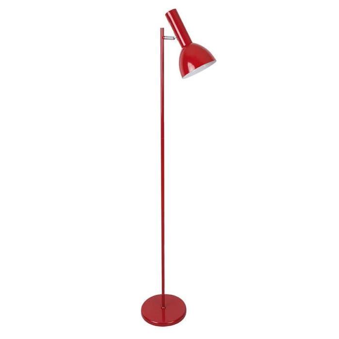 WALKER Lampadaire en métal hauteur 150 cm E14 40W rouge