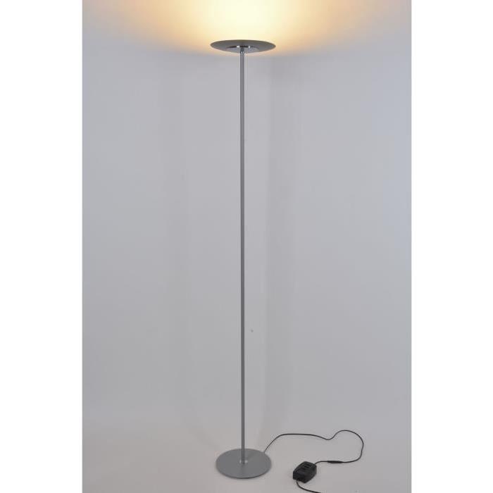 SKY Lampadaire en métal LED L26 x H183 cm Silver