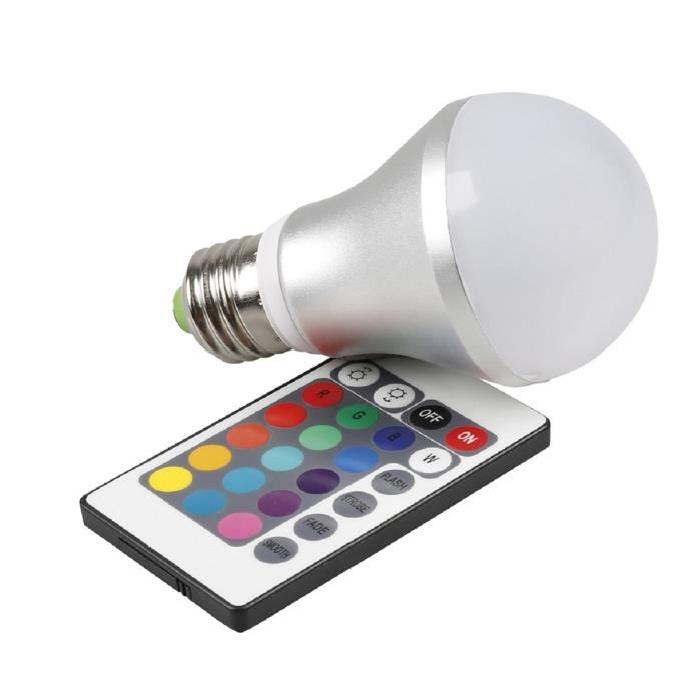 EXPERT LINE Ampoule LED décorative E27 3,6 W 16 couleurs