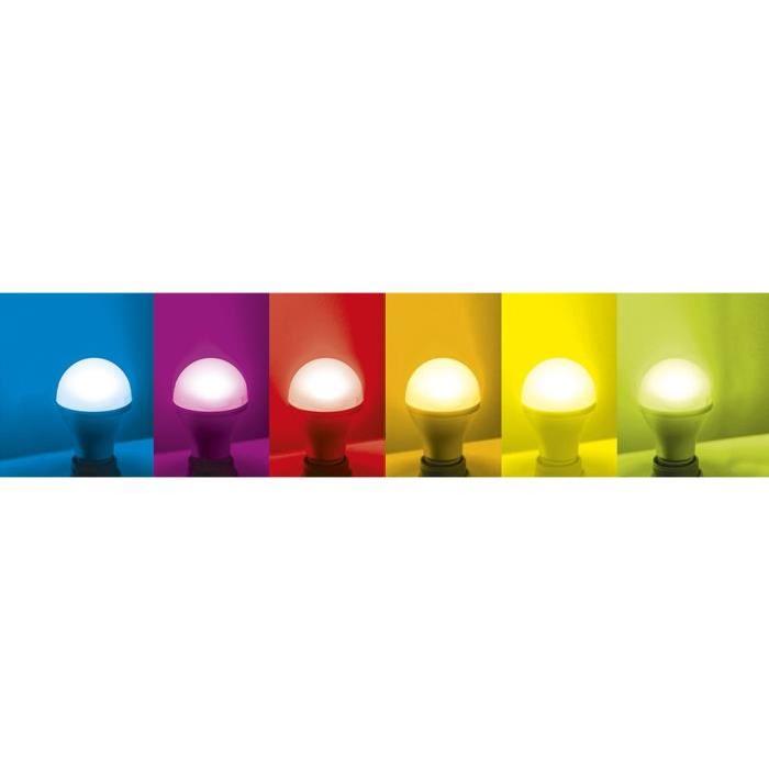 EXPERT LINE Ampoule LED décorative E27 3,6 W 16 couleurs